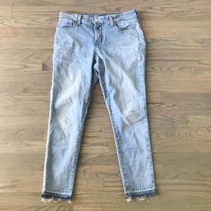 NYDJ Clarissa Ankle Jeans with Distressed Hem